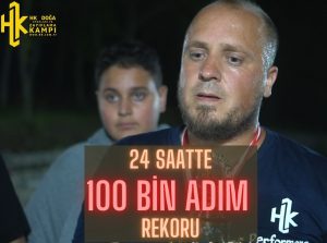 24 Saatte 100 Bin adım Rekoru